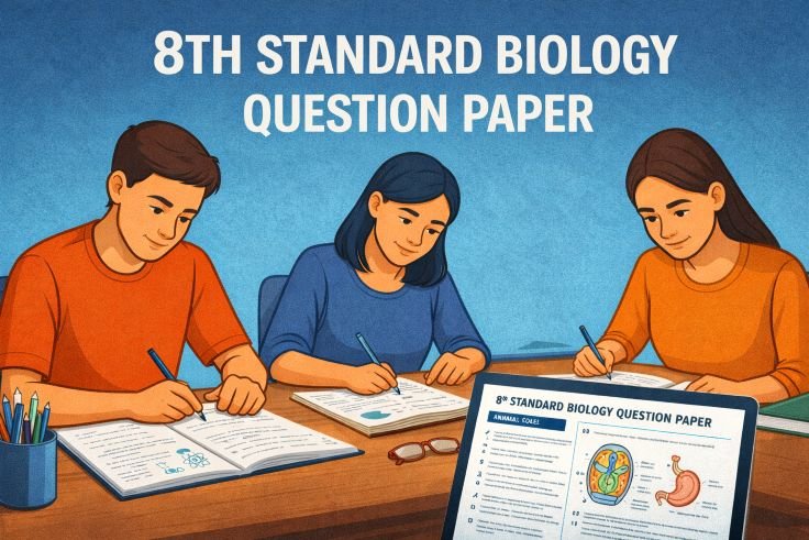 8th standard biology question paper
