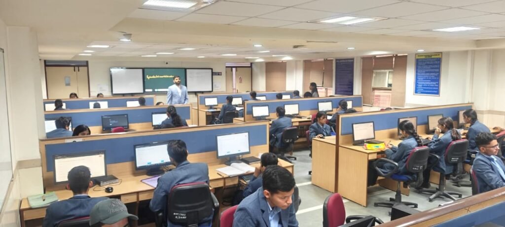 Counsellor guiding students during a CareerTest Education session
