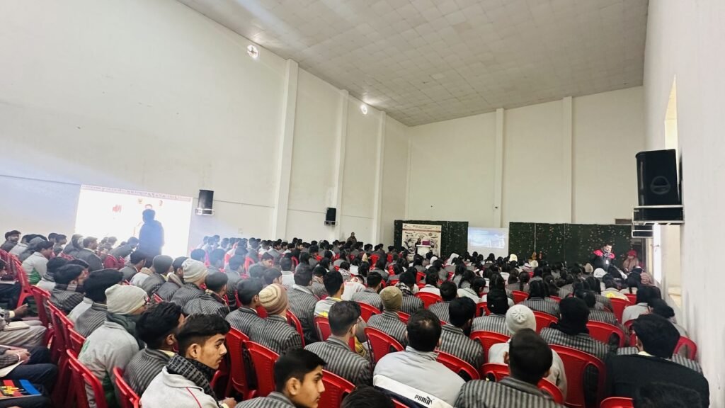 Packed hall at a CareerTest Education career guidance seminar