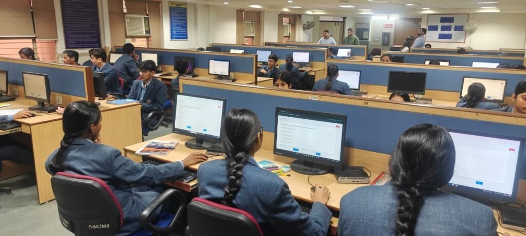 Students taking the CareerTest Education psychometric test