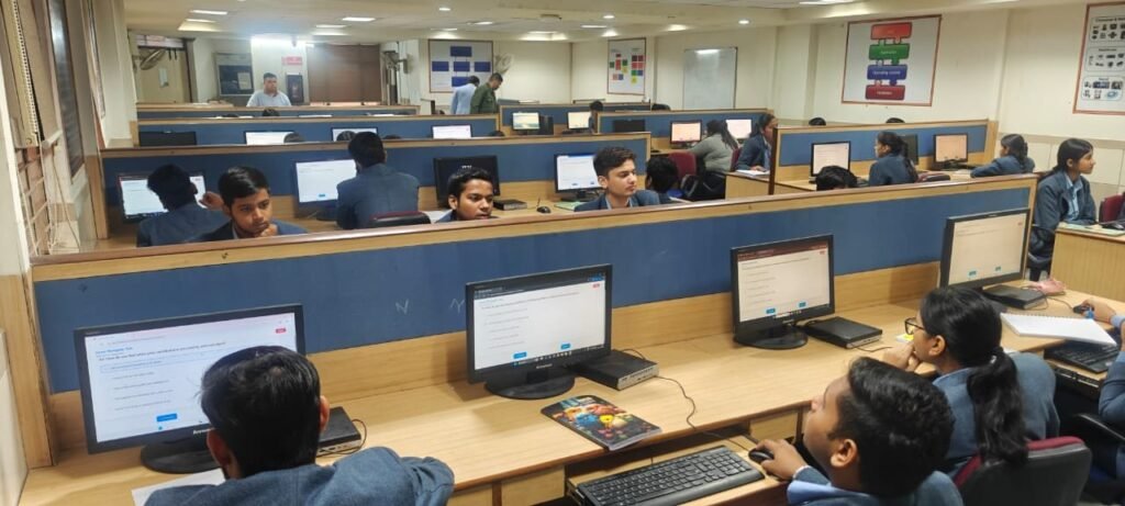 Psychometric test session with CareerTest Education